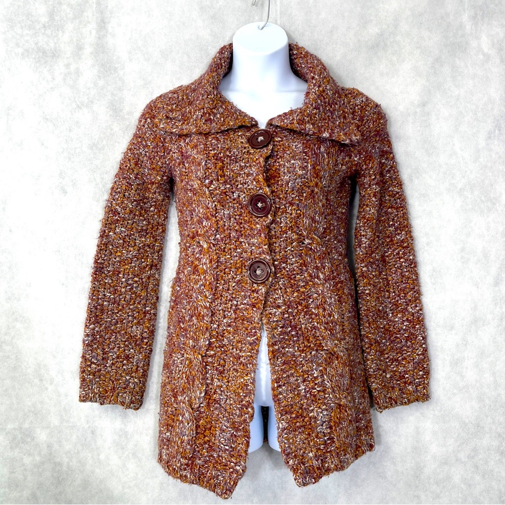 Free People Chunky Cable Cardigan Sweater Size Medium
